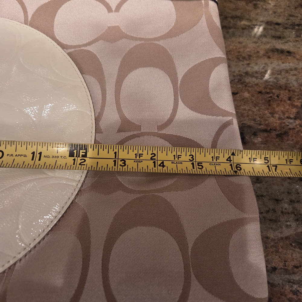Coach Cream And Beige Bag And Wallet - Picture 5 of 14